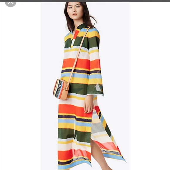 tory burch beach caftan